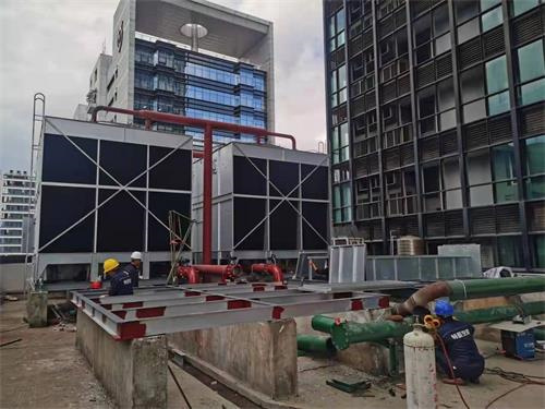 冷卻水塔組溢流或補水的解決辦法