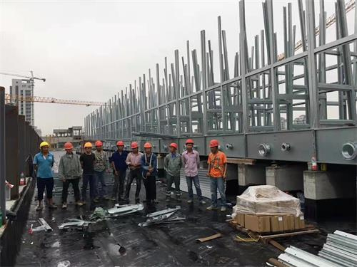 圓形冷卻塔如何進行更換填料,圓形冷卻塔填料更換方法